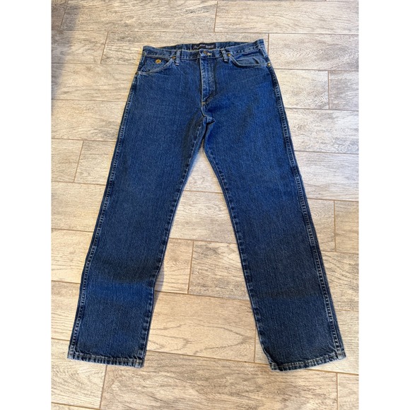 Wrangler George Strait Cowboy Cut Denim Jeans Western 34x32 Mens 34 x 32 13MGSDS - Picture 2 of 11